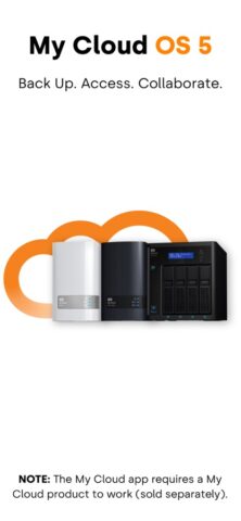 My Cloud OS 5 для iOS — скриншот 1