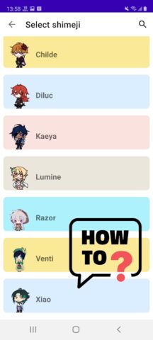 My Genshin Shimeji Guide для Android — скриншот 4