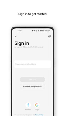 Account Center для Android — скриншот 2