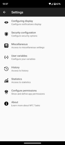 NFC Tasks для Android — скриншот 4