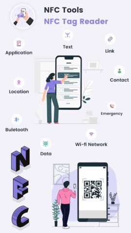 NFC Tools — NFC Tag Reader для Android — скриншот 1