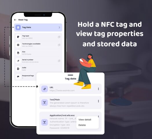 NFC Tools — NFC Tag Reader для Android — скриншот 3