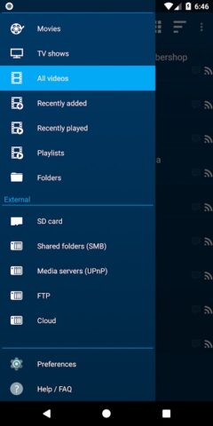 Nova Video Player для Android — скриншот 1