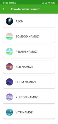Namoz o’qishni o’rganish для Android — скриншот 3