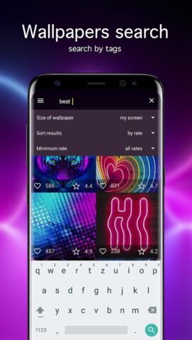 Неоновые обои | Неон от 7Fon для Android — скриншот 2