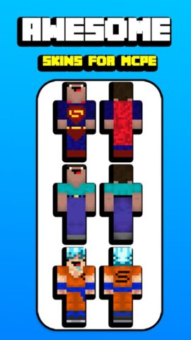 Noob Skins For Minecraft PE для Android — скриншот 5
