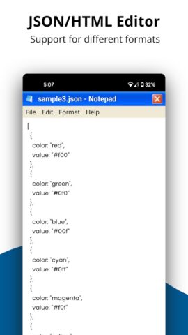 Notepad Classic — Win XP для Android — скриншот 2