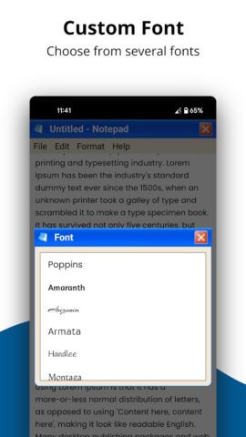 Notepad Classic — Win XP для Android — скриншот 4