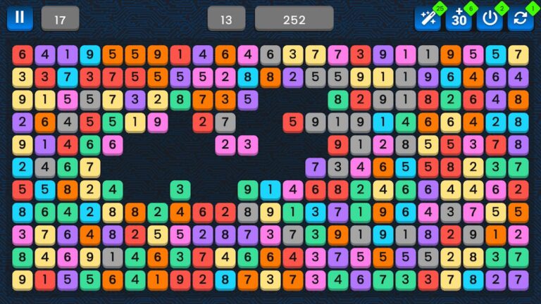 Чиселки: Игра Слияние Чисел для Android — скриншот 1