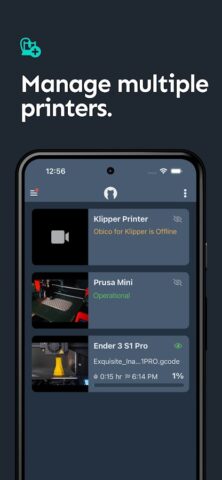 Klipper | OctoPrint — Obico для Android — скриншот 5