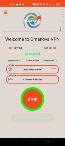Omanova VPN для Android — скриншот 2
