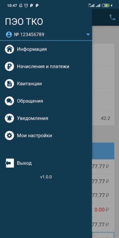 ПЭО ТКО для Android — скриншот 1