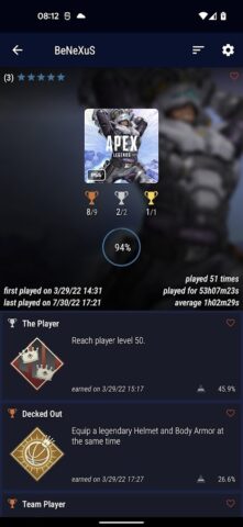 PS Trophies для Android — скриншот 5