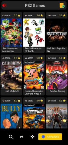 PS2 ISO Games Emulator 2025 для Android — скриншот 2