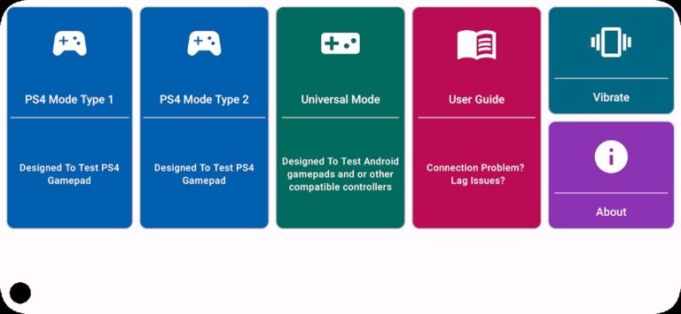 PS4 controller Tester для Android — скриншот 1