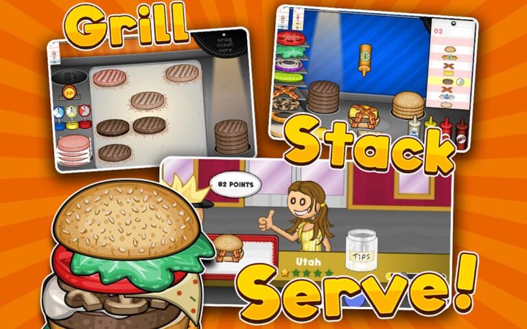 Papa’s Burgeria для Android — скриншот 2