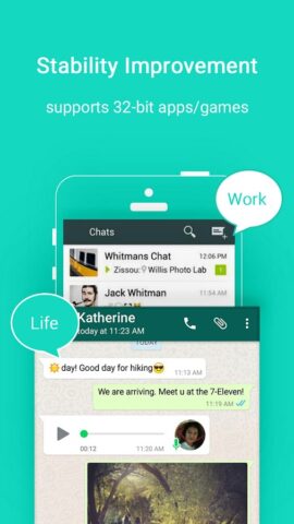 Parallel Space — 32bit Support для Android — скриншот 2