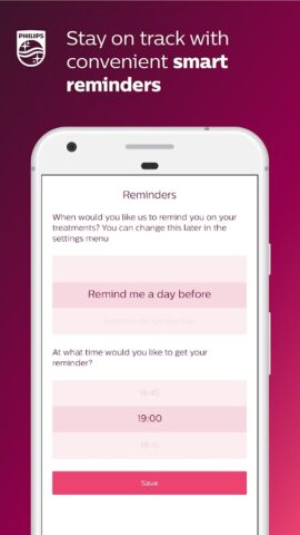 Philips Lumea IPL для Android — скриншот 2