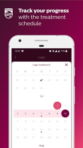 Philips Lumea IPL для Android — скриншот 4