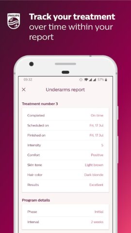 Philips Lumea IPL для Android — скриншот 5