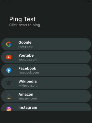 Ping Test+ для iOS — скриншот 3