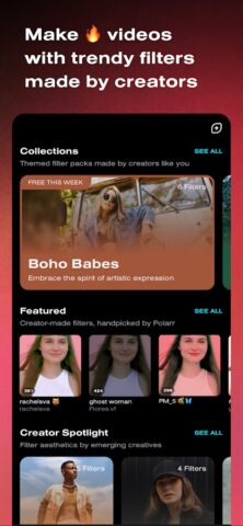 Polarr 24FPS для Android — скриншот 1