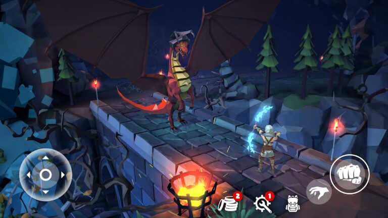 Polygon Fantasy: Action RPG для Android — скриншот 4