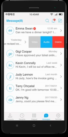 PortSIP Softphone для Android — скриншот 3