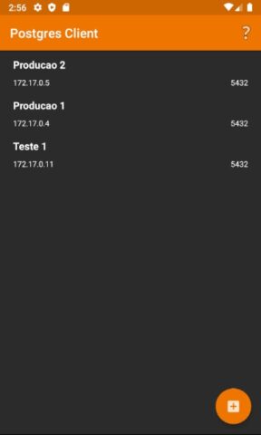 Postgres Client для Android — скриншот 1