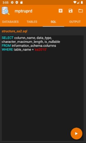 Postgres Client для Android — скриншот 5