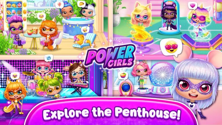Power Girls — Fantastic Heroes для Android — скриншот 3