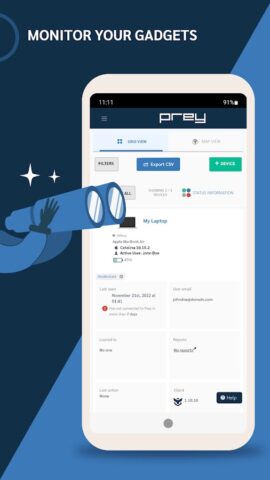 Prey: Tracking & Security для Android — скриншот 3