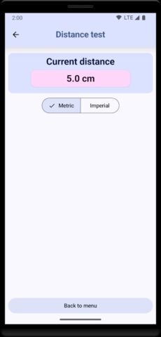 Proximity sensor test/check для Android — скриншот 2
