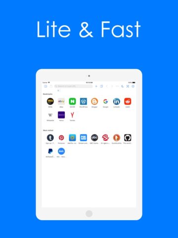 Pure Web Browser для iOS — скриншот 1