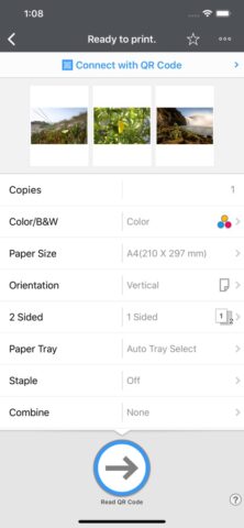 RICOH Smart Device Connector для iOS — скриншот 3
