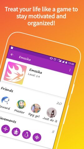 RPG In Real Life: Gamify your для Android — скриншот 1