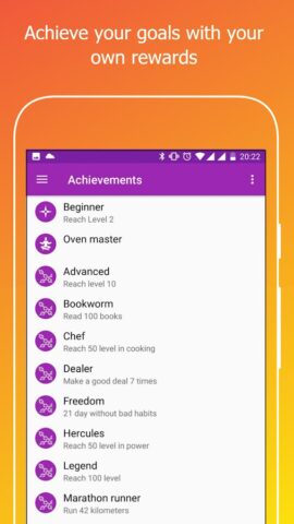 RPG In Real Life: Gamify your для Android — скриншот 3