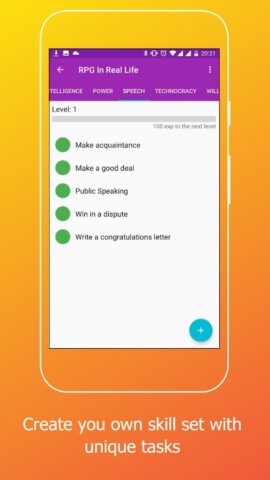 RPG In Real Life: Gamify your для Android — скриншот 5