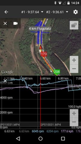 RaceChrono для Android — скриншот 4