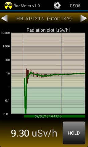 RadMeter для Android — скриншот 4