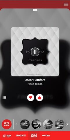 Радио JAZZ для Android — скриншот 1