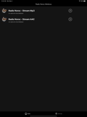 Radio Noroc Moldova для iOS — скриншот 1