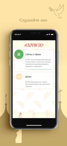 Радио «Радонеж» для iOS — скриншот 1