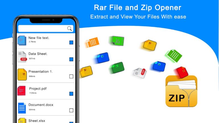 Zip Extractor: Rar Extractor для Android — скриншот 1