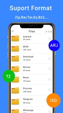 Zip Extractor: Rar Extractor для Android — скриншот 2