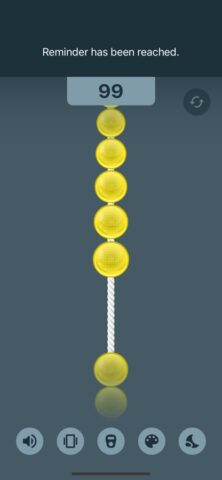 Real Тасбих Счетчик: Мисбаха для iOS — скриншот 3