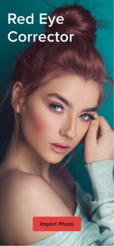 корректор красных глаз для iOS — скриншот 1