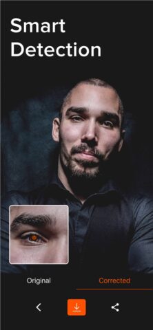 корректор красных глаз для iOS — скриншот 2