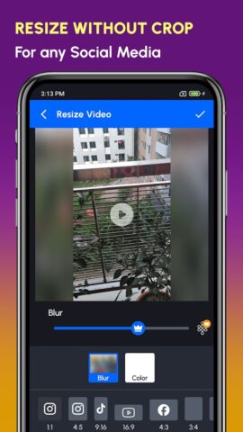 Resize Video, Compress & Crop для Android — скриншот 3