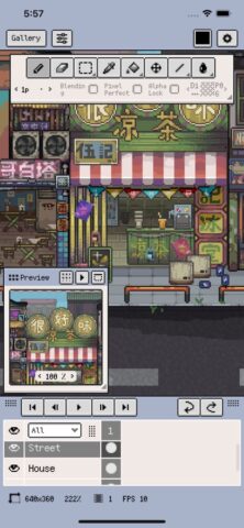 Resprite: студия пиксель-арта для iOS — скриншот 2